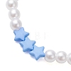 Children's Day Imitated Pearl Acrylic Beads Stretch Bracelets BJEW-JB13538-4