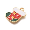 Christmas Theme Alloy Enamel Pendants FIND-M039-02D-2
