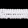 Glass Imitation Jade Beads Strands GLAA-H021-02-08-2