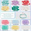  DIY Glass Seed Beads Jewelry Making Finding Kit SEED-NB0001-62-5