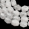 Natural Quartz Crystal Beads Strands G-Q608-11O-3