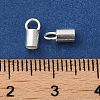925 Sterling Silver Cord Ends STER-P055-01D-S-3