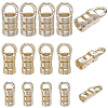 30Pcs 3 Styles Brass Cord Ends KK-BBC0026-08G-1