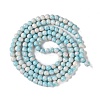 Baking Paint Glass Bead Strands GLAA-H031-01A-10-3