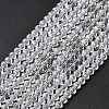 Transparent Glass Beads Strands GLAA-G125-01A-01-2