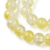 Transparent Crackle Baking Paint Glass Beads Strands X2-DGLA-T003-01A-15-3