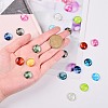 50Pcs Luminous Glass Cabochons sgGLAA-SZ0001-15B-2