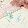8Pcs Iron Bar Beadable Pendant Decorations for Jewelry Making DIY Crafts IFIN-SC0001-76-4