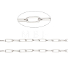 304 Stainless Steel Paperclip Chains CHS-F010-01B-P-1