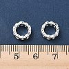 Brass Large Hole Beads KK-P355-24S-2