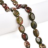 Natural Unakite Beads Strands G-M206-53-1