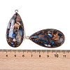 Dyed Synthetic Imperial Jasper Pendants G-P529-02G-3