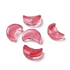 Transparent Spray Painted Glass Beads X-GLAA-I050-04-2