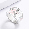 Alloy Enamel Rings WG7A0B9-01-4