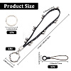 1Pc PU Leather Keychains KEYC-CL0001-65-2