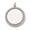 304 Stainless Steel Pendants STAS-F362-02P-1