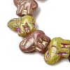 Painted Glass Beads Strands GLAA-Z021-11A-3