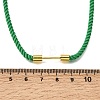 3MM Round Nylon Milan Cord Necklaces Making NJEW-H091-01G-24-2