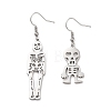 304 Stainless Steel Dangle Earrings EJEW-P271-07P-1