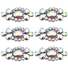 6Pcs Glass Rhinestone DIY-WR0001-11B-1