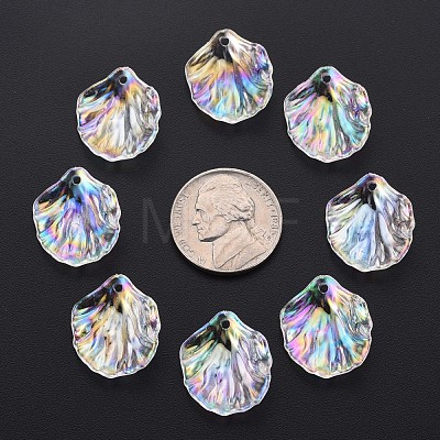 Transparent Acrylic Pendants MACR-S373-73-C02-1