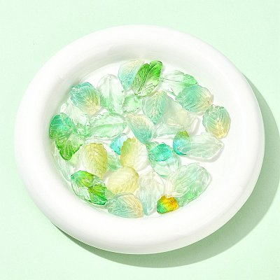120Pcs 8 Styles Glass Pendants GLAA-FS0002-45-1