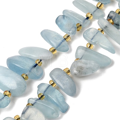 Natural Aquamarine Beads Strands GG-CBADF20-A01-1