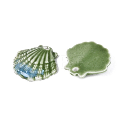 Vintage Handmade Porcelain Pendants PORC-N013-21-05-1