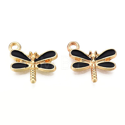 Light Gold Plated Alloy Charms ENAM-T009-02A-1