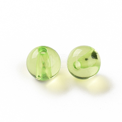 Transparent Acrylic Beads X-MACR-S370-A10mm-729-1