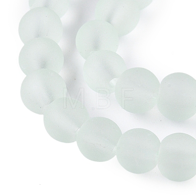 Transparent Glass Bead Strands GLAA-S031-10mm-29-1