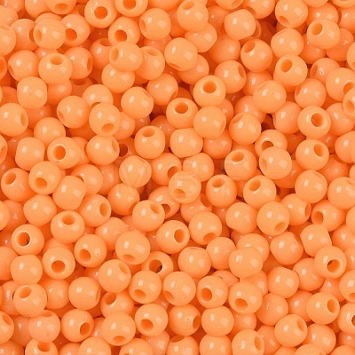 Opaque Acrylic Beads SACR-A007-01A-11-1