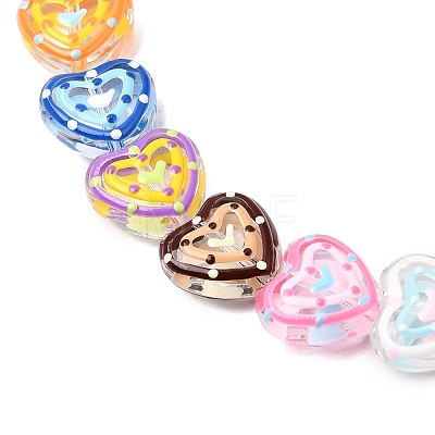 Glass Enamel Beads GLAA-Z021-01J-1