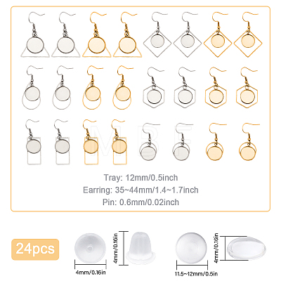 Unicraftale DIY Earring Making Kits DIY-CA0005-74-1