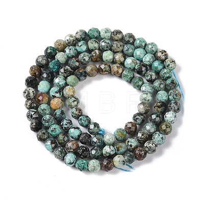 Natural Chrysocolla Beads Strands G-N342-29B-1