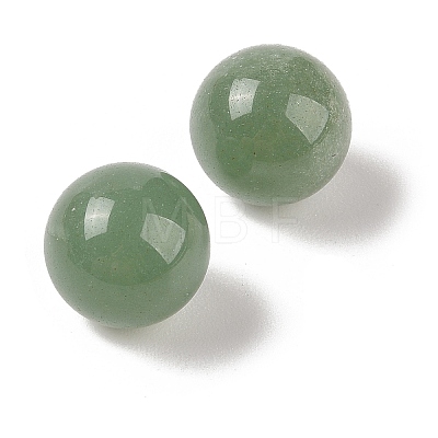 Natural Green Aventurine No Hole Sphere Beads G-K353-04C-02-1