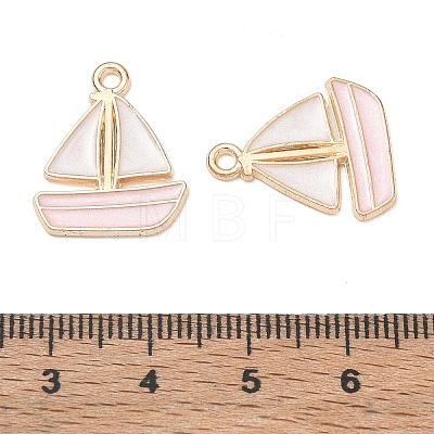 Alloy Enamel Pendants AL-CBAE435-15G-04-1