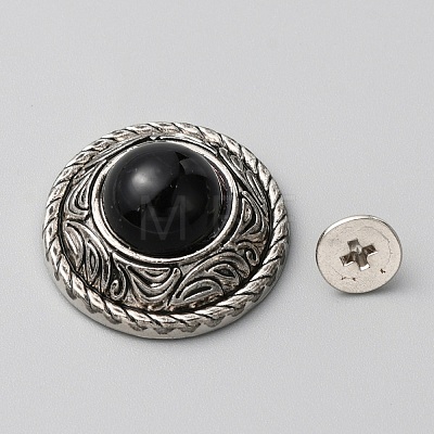 Zinc Alloy Buttons BUTT-WH0028-36B-04-1