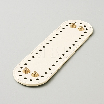 PU Leather Knitting Crochet Bags Nail Bottom Shaper Pad FIND-WH0114-84A-02-1