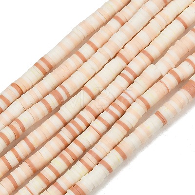 Handmade Polymer Clay Beads Strands PY-CBA18ED-02A-1
