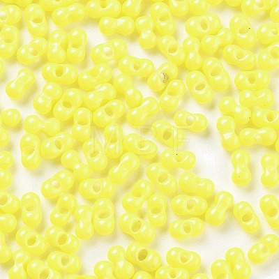 Baking Paint Glass Seed Beads SEED-A033-04I-1