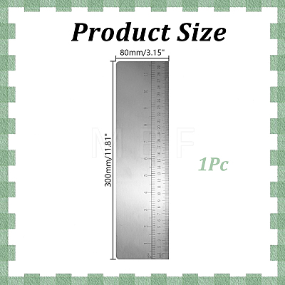 Rectangle Stainless Steel Cream Scraper TOOL-WH0165-72B-1