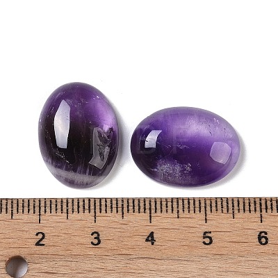 Natural Amethyst Cabochons G-B080-01A-03-1