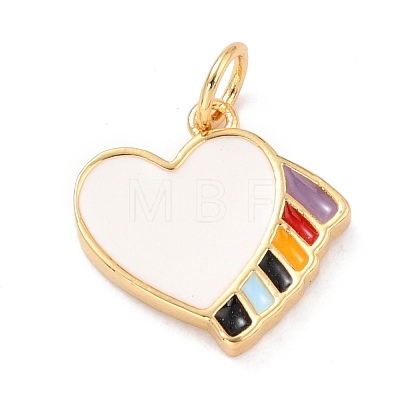Real 18K Gold Plated Brass Charms KK-L206-010A-G-1