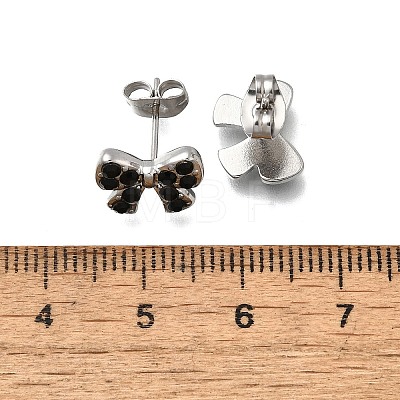 304 Stainless Steel Stud Earrings EJEW-F361-14P-1