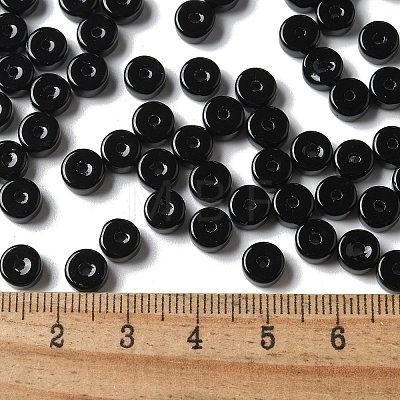 Opaque Colours Glass Seed Beads X-SEED-E001-P3x6mm-10-1