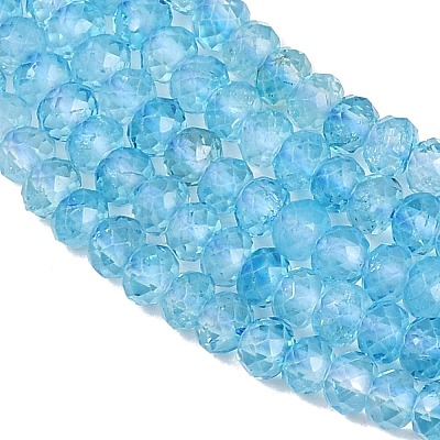 Natural Blue Topaz Beads Strands G-B175-A21-3x4mm-1