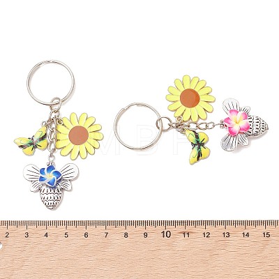 Alloy Enamel Keychains KEYC-JKC01473-1