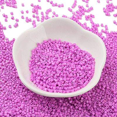 Baking Paint Glass Seed Beads SEED-S042-05B-90-1