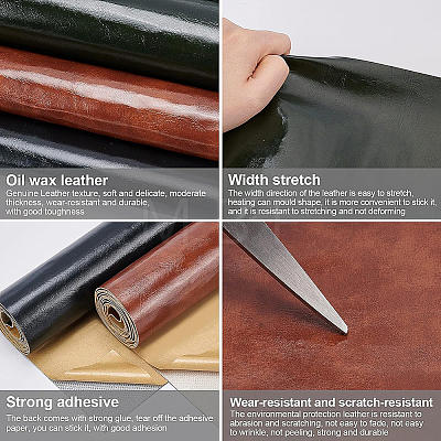 Self-adhesive PVC Leather AJEW-WH0152-34C-1